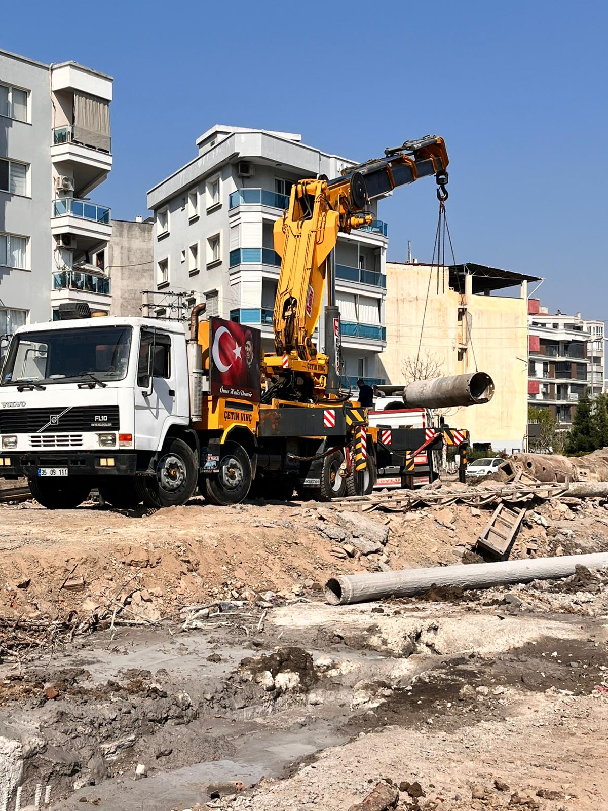 Kamyon Üstü Hiyap Vinç Kiralama